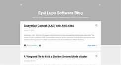 Desktop Screenshot of blog.eyallupu.com